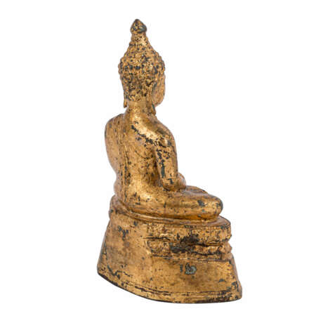 Bronze des Buddha Amitayus. SINOTIBETISCH, 18./19. Jahrhundert. - Foto 3