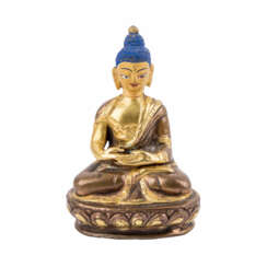 Buddha Amitayus aus Bronze. SINOTIBETISCH, 19./20. Jahrhundert.