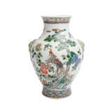 Konvolut 5 tlg.: 1 Vase und 5 kleine Kalebassen. CHINA. - Foto 3