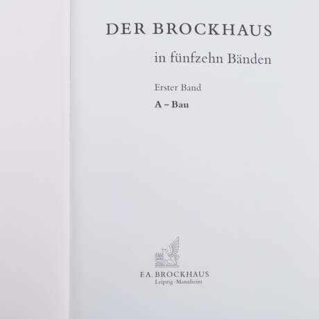 Der Brockhaus in 15 Bänden, Einbandgestaltung von JAMES RIZZI, - photo 3