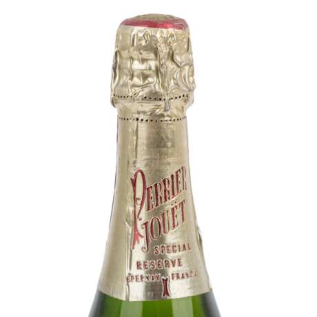 PERRIER-JOUET Champagner mit emailliertem Sektglas, Frankreich, - Foto 2