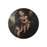 FLORENTINER MEISTER, Italien 16./17. Jahrhundert, Umkreis/Nachfolge RAFFAEL, "Heilige Familie mit Johannesknaben", - фото 2