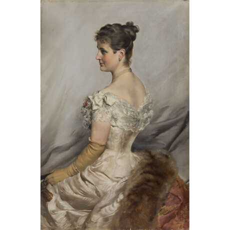 INNOCENT,FERENC (1859-1934) "Portrait einer jungen Frau" - photo 1
