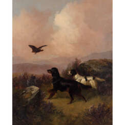 GRAEME, COLIN (1858-1910)"Hunde bei Vogeljagd"