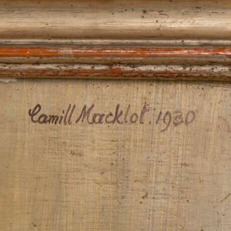 MACKLOT, CAMILL (1887-1966) "Brustbildnis einer Dame mit Pelz" - Foto 3