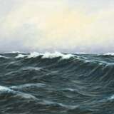 Hoffmann, Wilhelm (1897-1986, Norddeutscher Marinemaler) "Seestück", Öl/ Lw., sign. u.r., 60,5x80,5 cm, Rahmen - фото 1