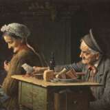 Weiß, Emil Rudolf (1875 Lahr- 1942 Meersburg) "Der Charmeur", Öl/Lw., sign. u.r., 33x55 cm, Rahmen - photo 1