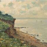 Clausen, Helmut (1913-1963) "Sommerliche Steilküste an der Ostsee", Öl/Lw., sign. u.l., 40x29 cm, Rahmen - Foto 1