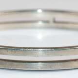 Armreif, 925er Silber, doppelter Schiene, Gew. 36,1 g, Innen-Dm. 6,5 cm - photo 1