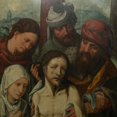 MOSTAERT, Jan, ATTRIBUIERT (Haarlem 1475-1555/56 ebenda), "Kreuzabnahme", - Foto 2