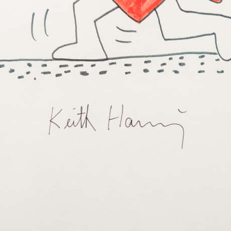 HARING, KEITH (1958-1990), "Laufendes Herz", - Foto 3
