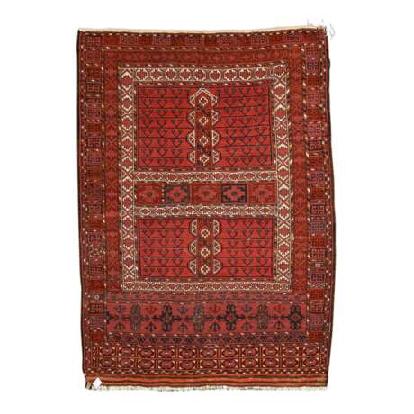 Orientteppich Ennsy. ERSARI-AFGHAN-HATSCHLOU/AFGHANISTAN, 19. Jahrhundert, ca. 188x150 cm. - photo 2