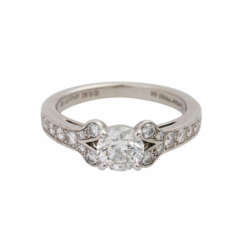 CARTIER brillant ring "Ballerine solitaire" together 1.4 ct