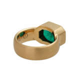 Ring mit Smaragd ca. 4,6 ct, - Foto 3