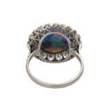 Ring mit schönem Opal, rund ca. 13 mm, - фото 4