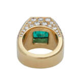 Ring mit Smaragd ca. 12 ct und Brillanten - photo 4