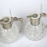 Carafes en cristal avec finition argent&eacute;e (2 pi&egrave;ces) Kristall Early 20th century - Foto 2