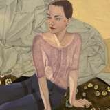 L&amp;39;autre c&ocirc;t&eacute; du soleil Canvas oil 21th century - Foto 3