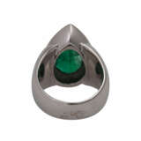 Ring mit feinem Smaragdtropfen ca. 4,9 ct - Foto 4