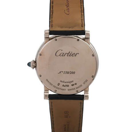 CARTIER Rotonde Armbanduhr, Ref. 3733, Weißgold 18K. - фото 2
