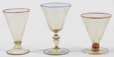 Drei Murano-Pokale