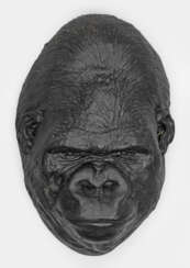 Wandmaske des Gorillas "Knorke" im Berliner Zoo
