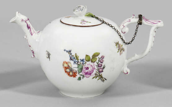 Kleine Teekanne mit Blumendekor - photo 1
