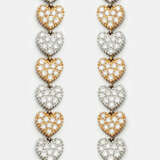Paar extravagante Diamantohrgehänge - Foto 1