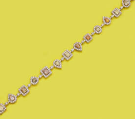 Extravagantes Natural Multicolored Fancy-Diamantarmband