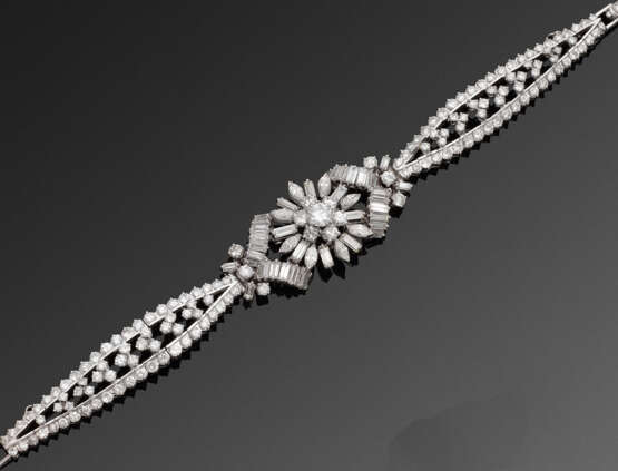 Glamouröses Diamantarmband der 50er Jahre - Foto 1