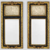 Paar kleine dekorative Pfeilerspiegel - Foto 1