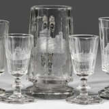 Sammlung von fünf Gläsern mit schlesischen Ansichten - Foto 1