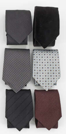 Sechs Krawatten von Jil Sander - фото 1