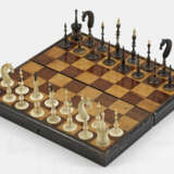 Biedermeier-Schachspiel - Foto 1