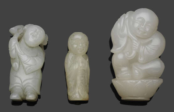 Drei Jadefiguren - photo 1