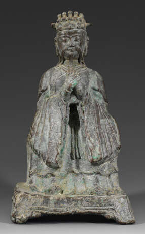 Bronze-Figur eines daoistischen Gelehrten - Foto 1