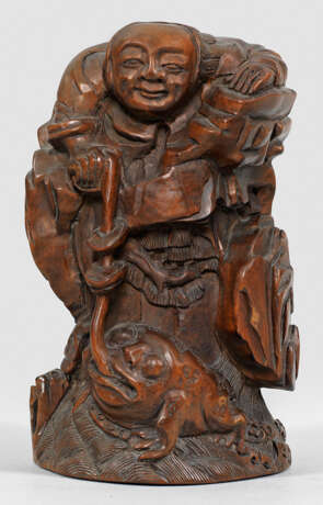 Skulptur des Liu Hai mit Kröte - фото 1