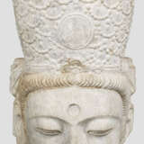Monumentaler Kopf einer Boddhisatava Avalokitesvara-Statue - Foto 1