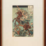 Sechs Farbholzschnitte aus der Utagawa Toyokuni Schule - photo 4