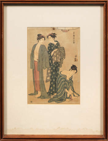 Sechs Farbholzschnitte aus der Utagawa Toyokuni Schule - photo 5