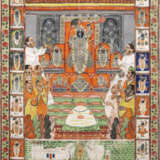 Großes indisches Rollbild mit der Darstellung Krishnas - фото 1