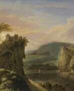 Johannes Vorstermans (ca.1643 – ca.1699/1719). Weite Landschaft mit Sonnenuntergang