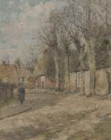 Hinter der Kirche