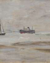 Schiffe auf der Elbe