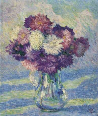 Willy Schlobach. Blumen in einer Vase - Foto 1