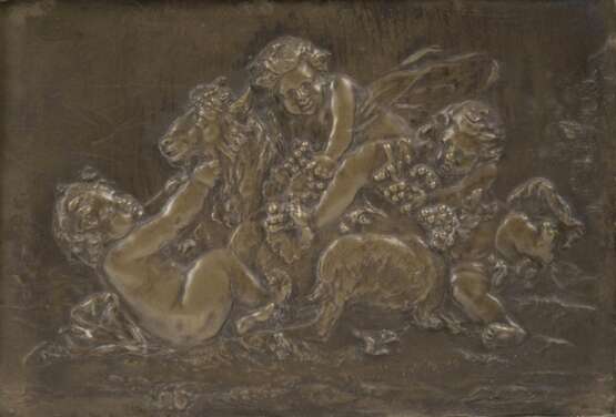 Bronzerelief 'Bacchanal' in der Art von Clodion - photo 1