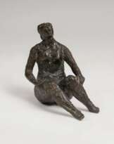 Kleine Figur 'Sitzender weiblicher Akt'