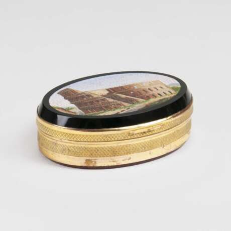 Ovale Dose mit Mikromosaik 'Kolosseum' - фото 1