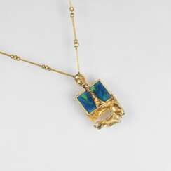 Opal-Goldkette von Björn Weckström