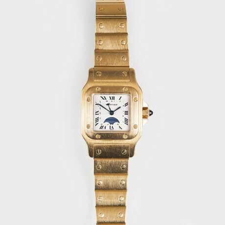 Cartier. Damen-Armbanduhr 'Santos Galbée' - photo 1